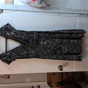 Black and white Scarlett dress size large